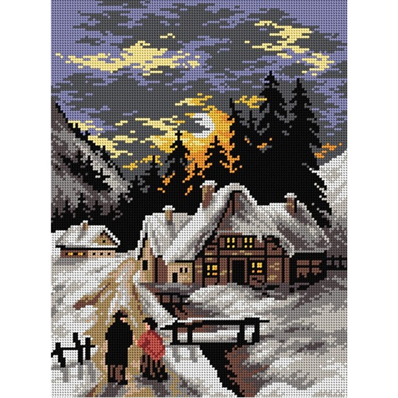 Kävelyllä talvella -kanavatyö 2219J ilman lankoja