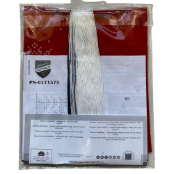 Joulukuuset ja metsän eläimet -ristipistokaitaliina PN-0171573