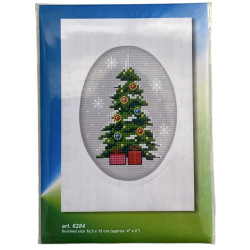 Joulukuusi-joulukortti 6284