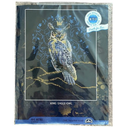 Kuningas huuhkaja -ristipistotyö M785