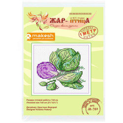 Punakaali-ristipistotyö M-789