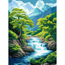 Vesiputous-timanttimaalaus VA839