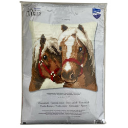 Hevosystävyyttä-ristipistotyyny PN-0008505