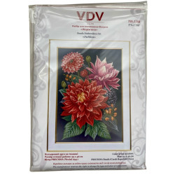 Daaliat-helmikirjontatyö TN-1388