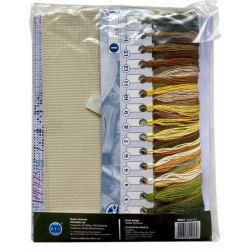 Hämähäkinverkon läpi -ristipistotyö M867