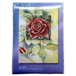 Ruusu-onnittelukortti 6228