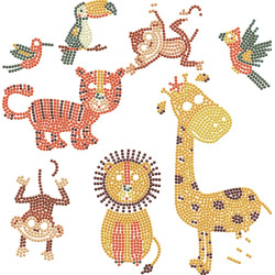 Viidakko-timanttimaalaus DBX.027