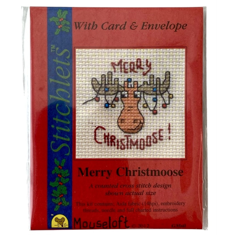 Jouluhirvi-joulukortti G35stl