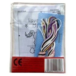 Taianomaista joulua! -ristipistokortti 004-N38stl