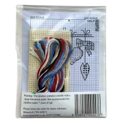 Roikkuvat sydämet -ristipistotyö 004-K04stl