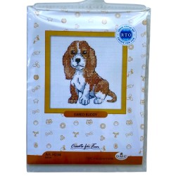 Isokorvainen Buddy -ristipistotyö H234