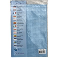 AIDA14 -kirjontakangas vaaleansininen 503