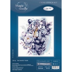 Valkoinen tiikeri -ristipistotyö 70-14