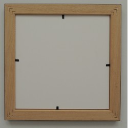 Musta 20x20 cm taulunkehys