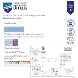 Valkoiset kukat -kirjottava liina PN-0222578