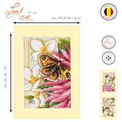 Vaaleanpunaiset daaliat -onnittelukortit PN-0221133