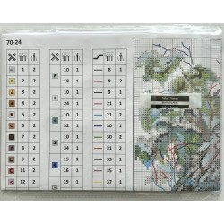 Lumipöllö-ristipistotyö 70-24