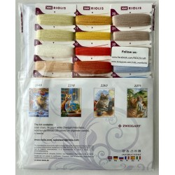 Kohtaaminen metsässä -ristipistotyö 2303