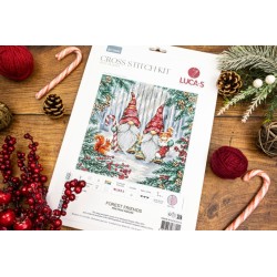 Metsän ystävät -ristipistotaulu BU5096