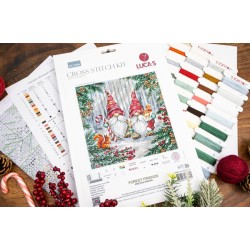 Metsän ystävät -ristipistotaulu BU5096