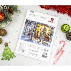 Uteliaat naapurit -ristipistotyö BU5086