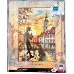 Aamuinen jazz -ristipistotyö M1059