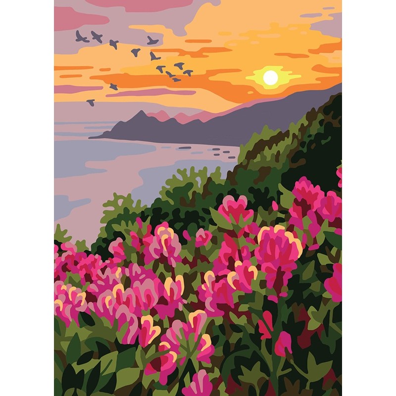 Auringonlasku meren takana -kanavatyö 6338K