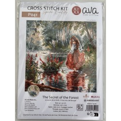 Metsän salaisuus -ristipistotyö P041