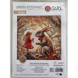 Satujen maailma -ristipistotyö P045