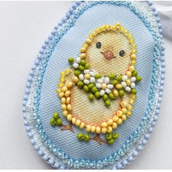 Pääsiäiskaverit-helmikirjontatyö ABT-061