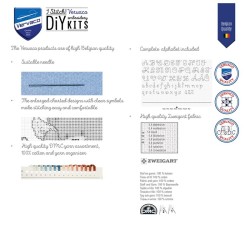 Nalle ja lempipeitto -ristipistotyö PN-0011901