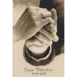 Hääpari-ristipistotyö PN-0012300