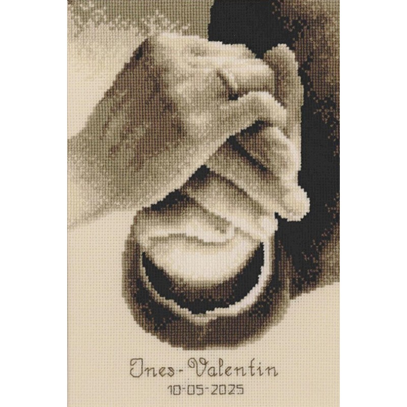 Hääpari-ristipistotyö PN-0012300