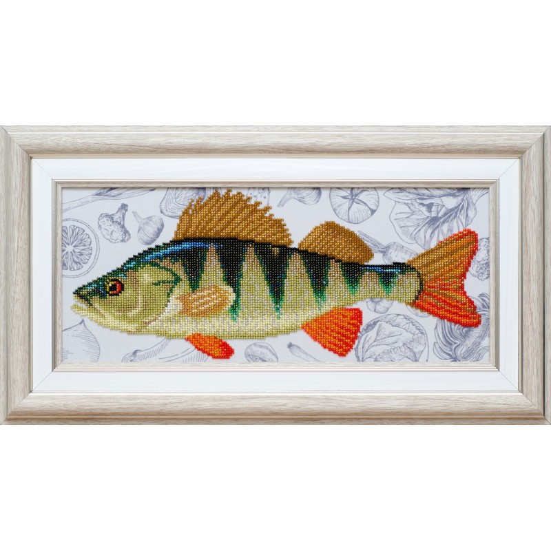 Ahven-helmikirjontatyö TN-0965