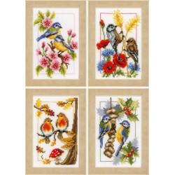 Neljä vuodenaikaa -ristipistotaulut PN-0147602