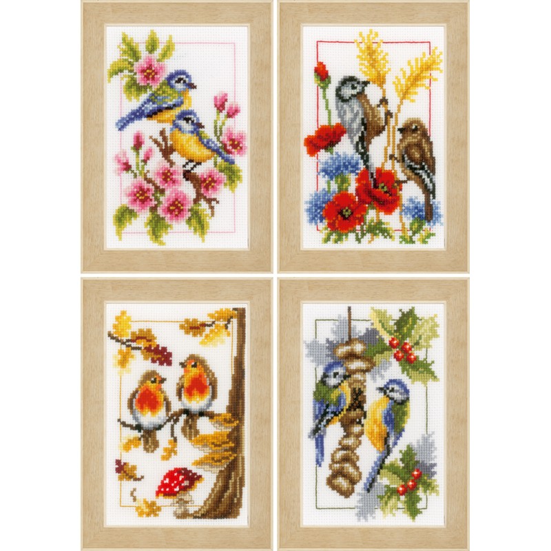 Neljä vuodenaikaa -ristipistotaulut PN-0147602