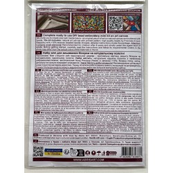 Auringonkukat-helmikirjontatyö AM-269