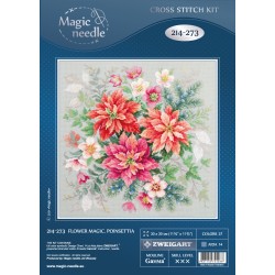 Joulutähdet-ristipistotyö 214-273