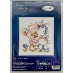 Rakastan hevostani -ristipistotyö 17-18