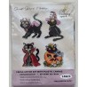 Halloweenkissat-ristipistokoristeet 146CS