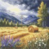 Ennen myrskyä -ristipistotyö B-78