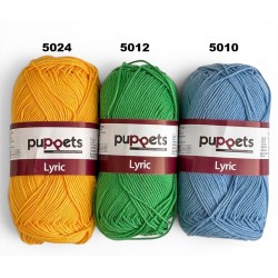 PUPPETS LYRIC 8/4 -puuvillalanka