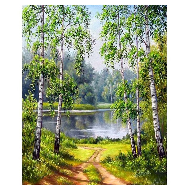 Lehtomaisema-timanttimaalaus DE7160