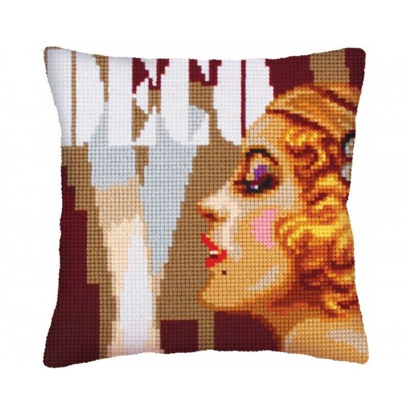 Art Deco2 -ristipistotyyny 5236