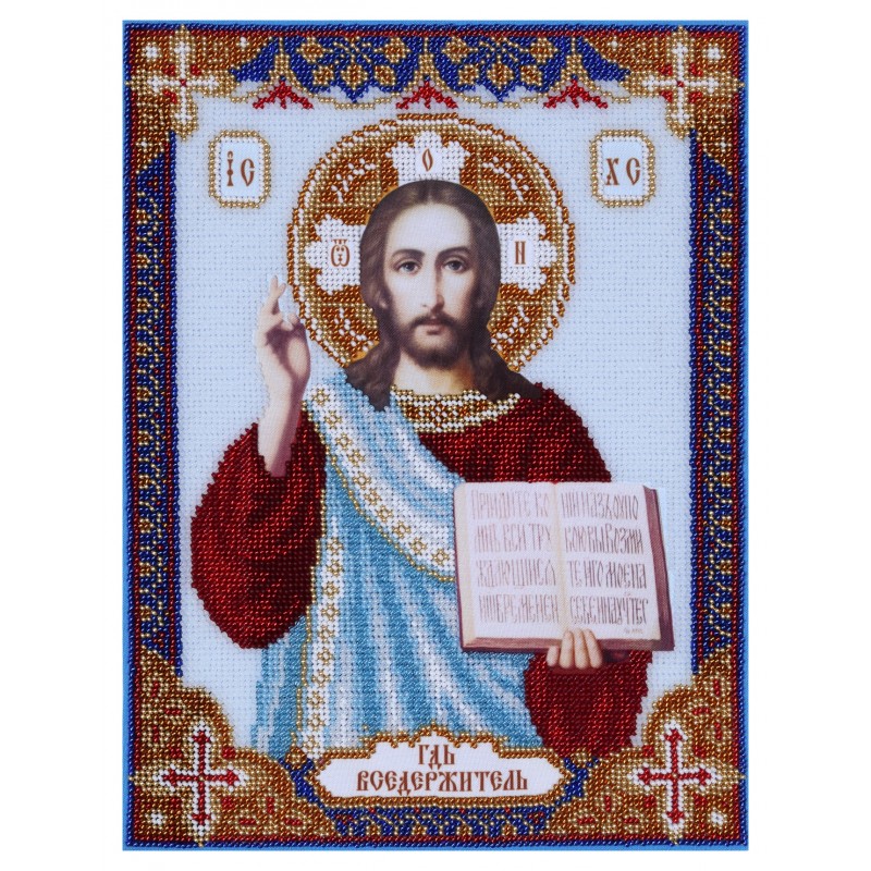 Kaikkivaltias Jumala -helmikirjontatyö TN-518