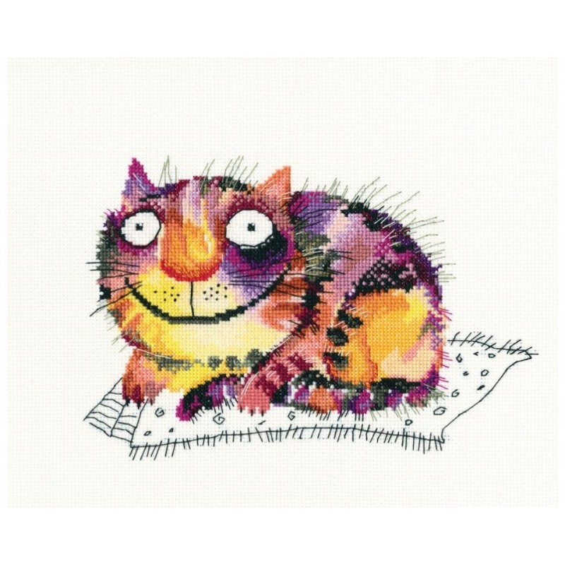 Ilo olla kotona -ristipistotyö M688