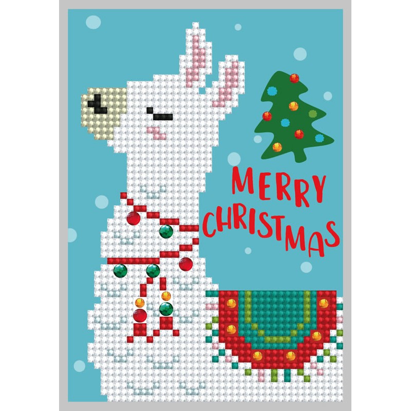 Hyvää Joulua -timanttimaalauskortti 003