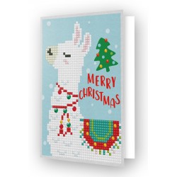 Hyvää Joulua -timanttimaalauskortti 003