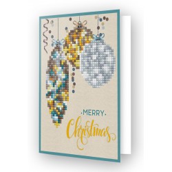 Hyvää Joulua-timanttimaalauskortti 009