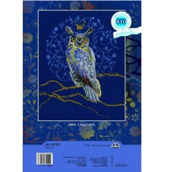 Kuningas huuhkaja -ristipistotyö M785